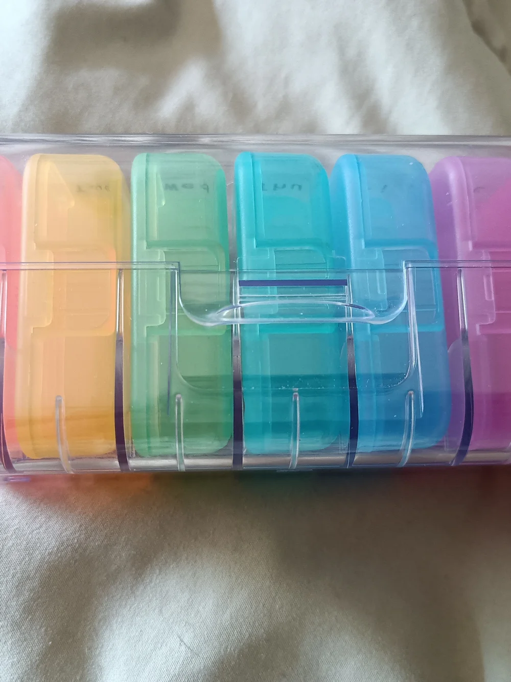 Weekly Pill Organizer Case - Multicolor